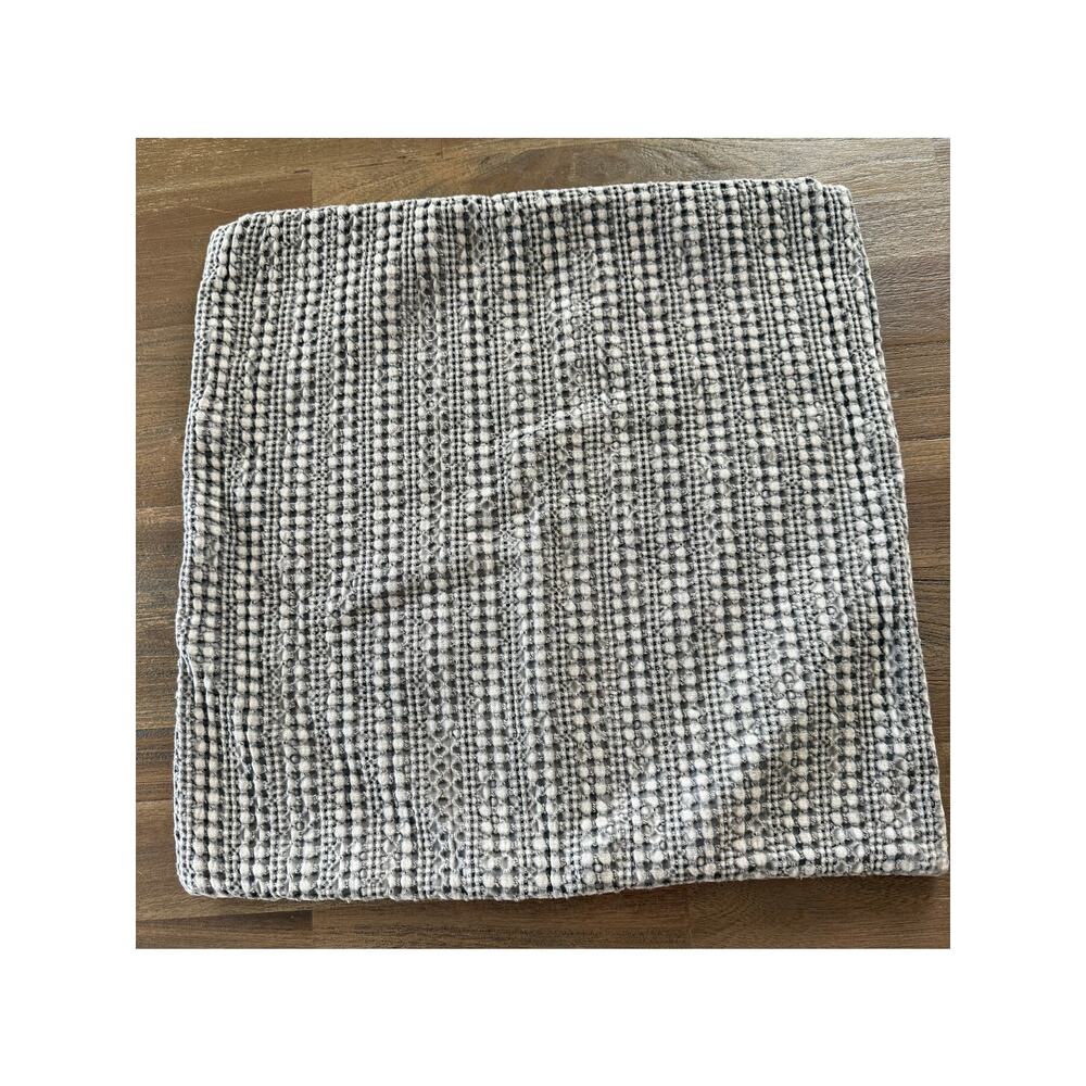 Pottery Barn Putty Gray Textured Pillow Cover 18in.x18in.